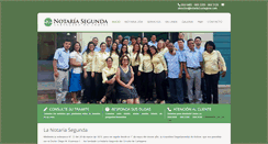 Desktop Screenshot of notaria2cartagena.com