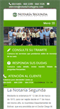 Mobile Screenshot of notaria2cartagena.com
